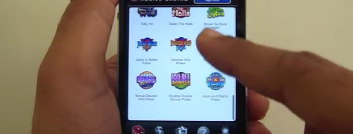 spelsida med mobil casino app exempel